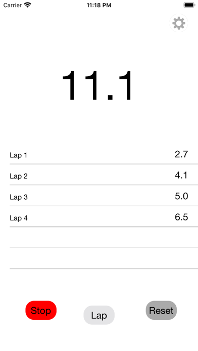 Voice Controlled Stopwatch screenshot 2
