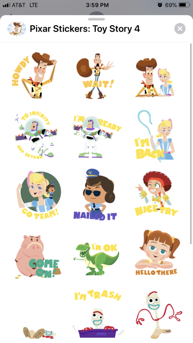 Pixar Stickers: Toy Story 4のおすすめ画像1