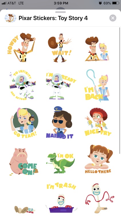 pixar stickers toy story 4