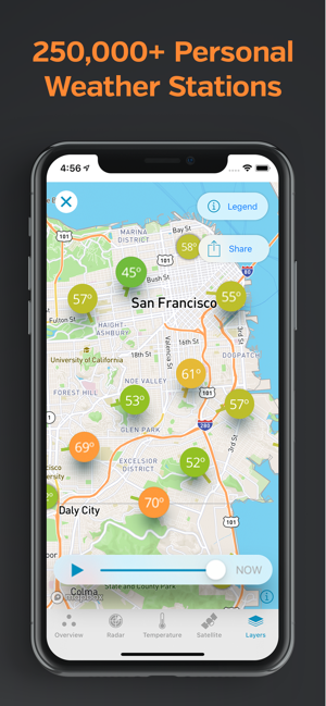 ‎Weather Underground: Local Map Screenshot