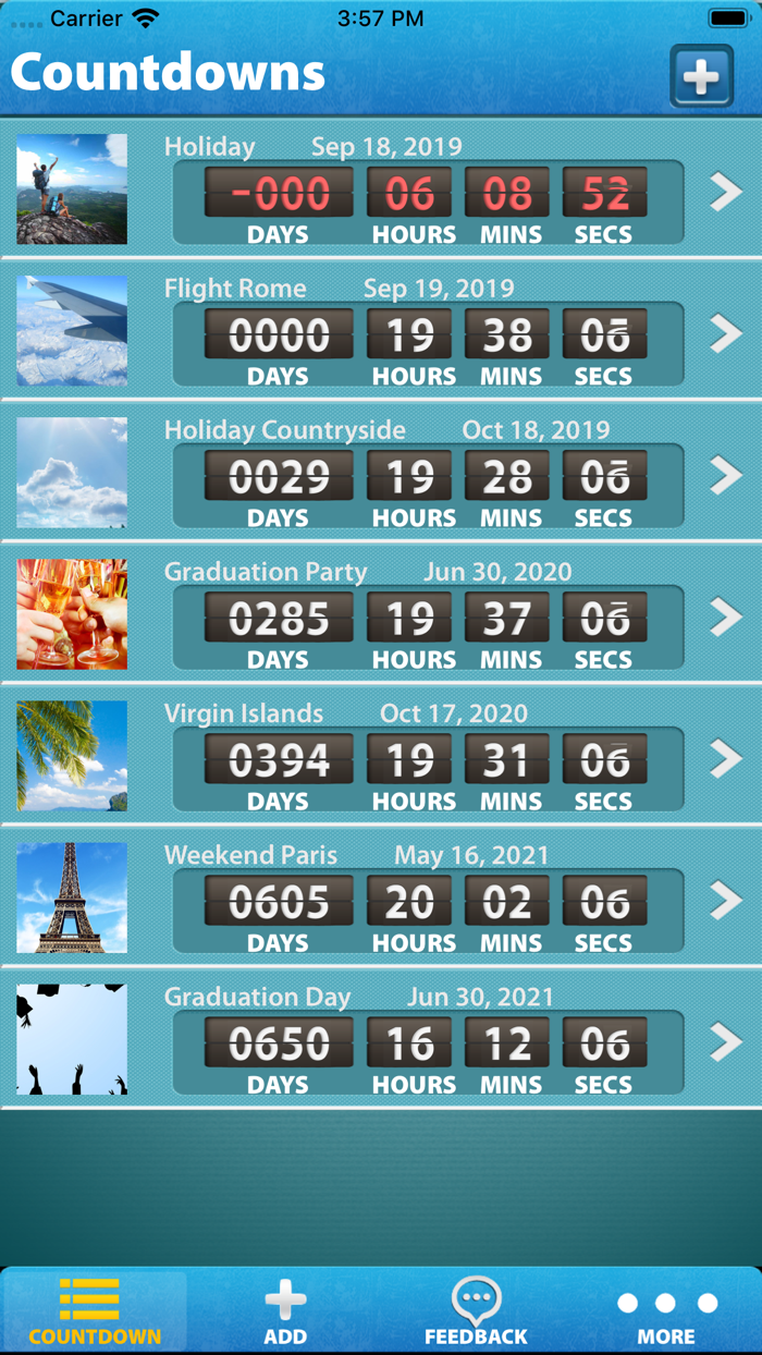 Big Days of Our Life Countdown