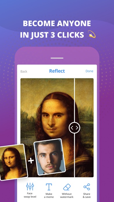 How to cancel & delete Reflect: Realistic Face Swap from iphone & ipad 1