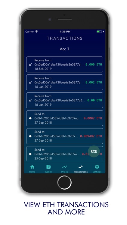 RealXoin - RXE Wallet