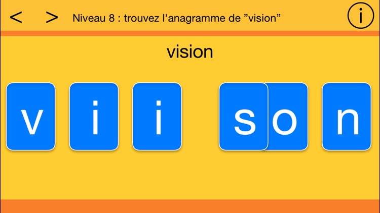 Trouvez l'anagramme