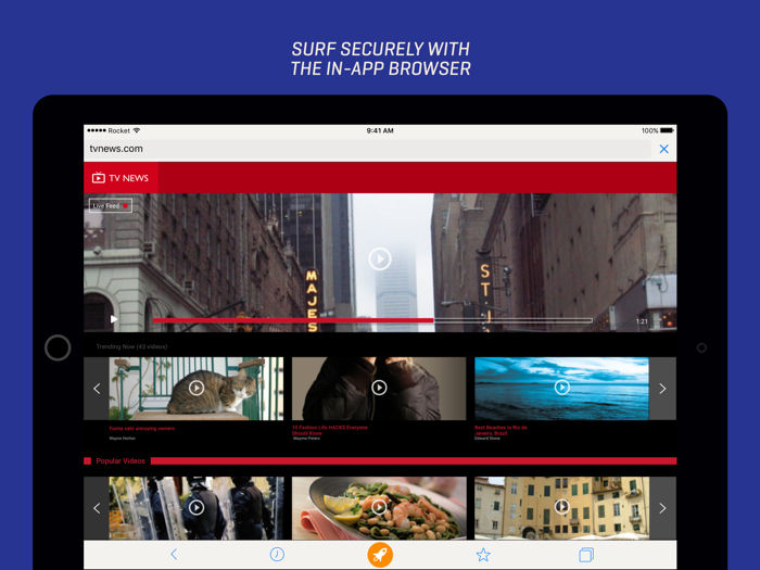 Rocket VPN – Private Browsing