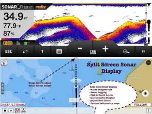 Screenshot 2 Fishing GPS: Marine Navigation iphone