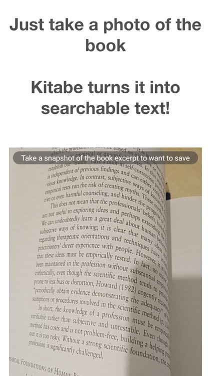 Kitabe - Snap your books