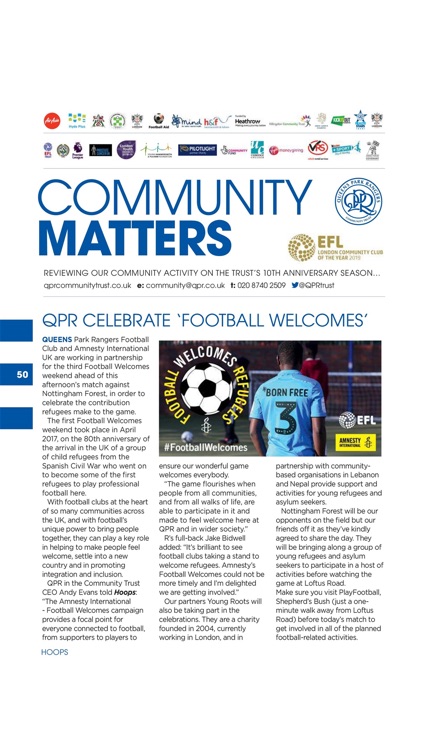 Hoops – QPR Official Programme screenshot-6