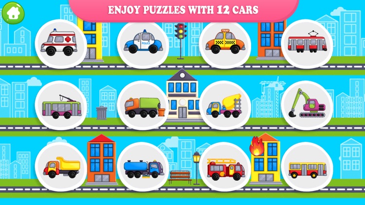 Car Puzzles for Kids