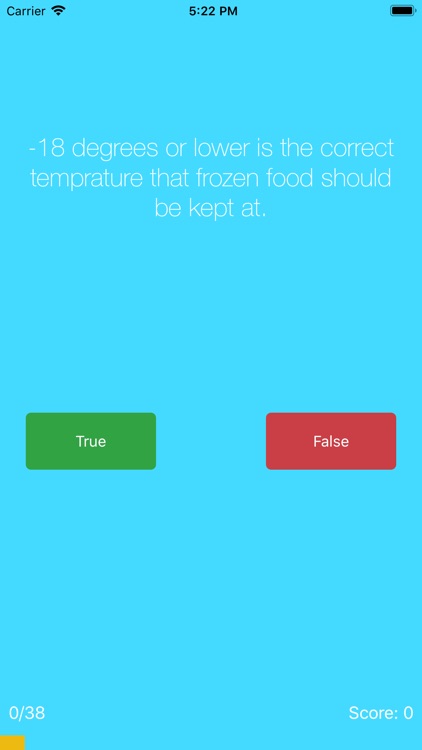 Food Hygiene Quiz: Trivia App