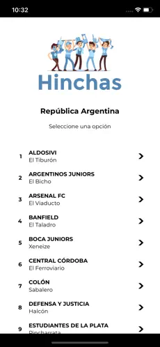 Captura de Pantalla 2 Hinchas iphone