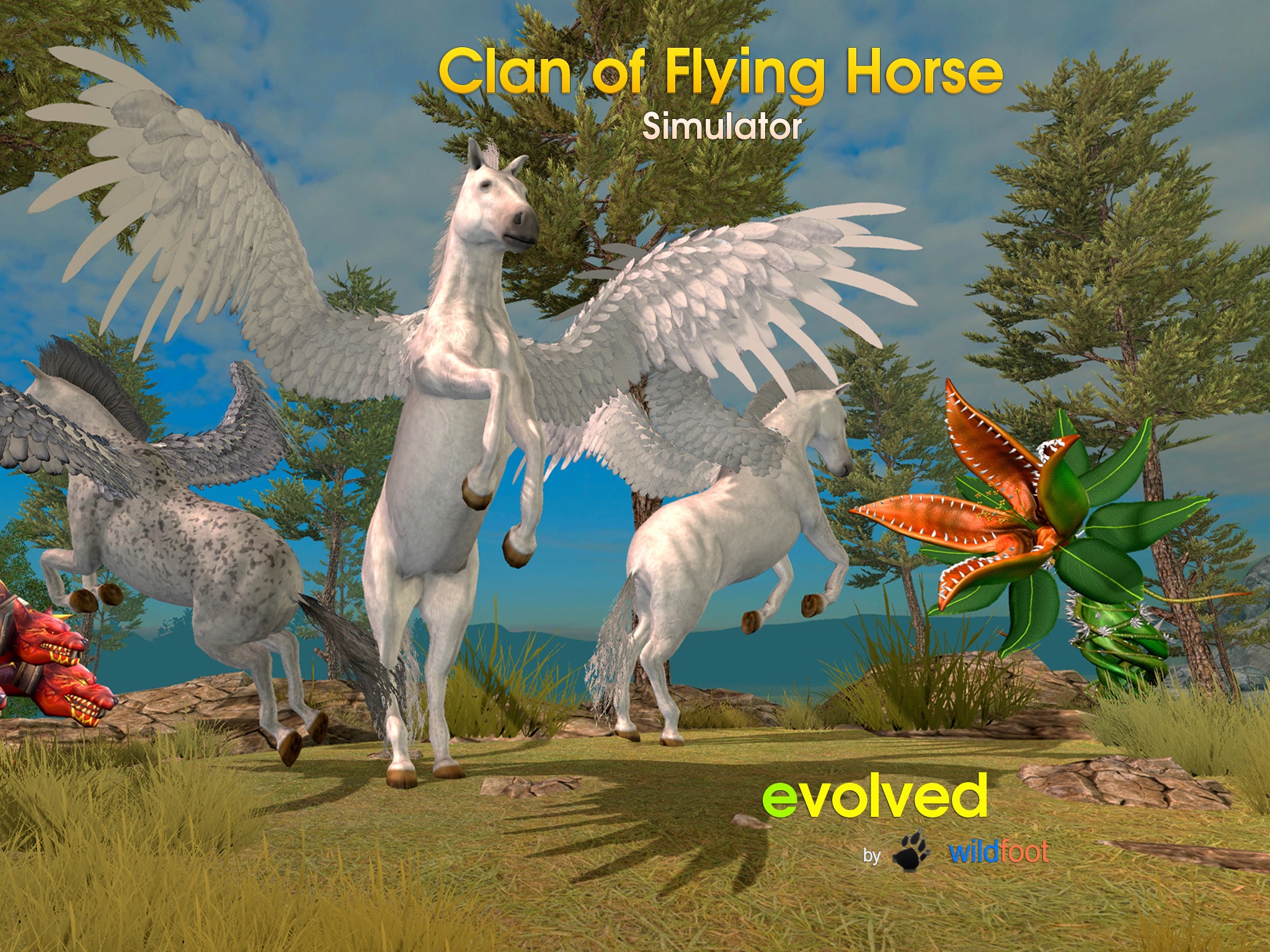 Clan of Pegasus - Flying Horse screenshot 2