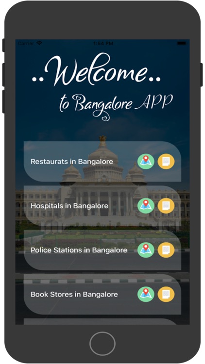 Bangalore Place Dictionary APP