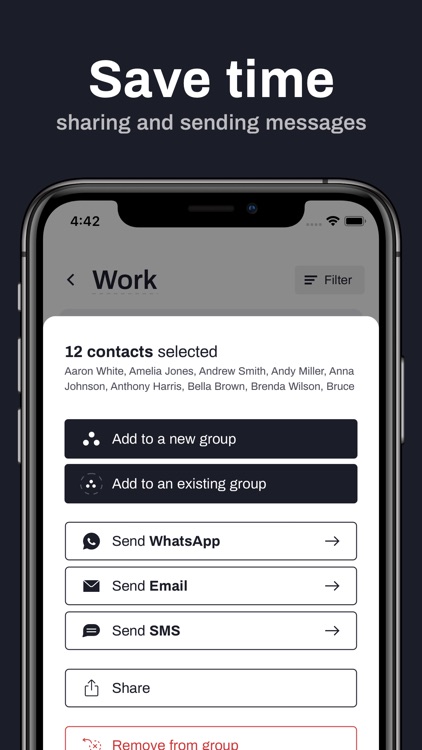 Groups by Contacts Wallet screenshot-3
