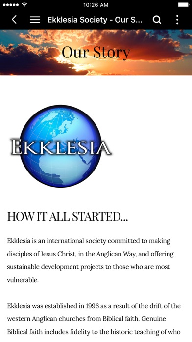 How to cancel & delete Ekklesia Society from iphone & ipad 3