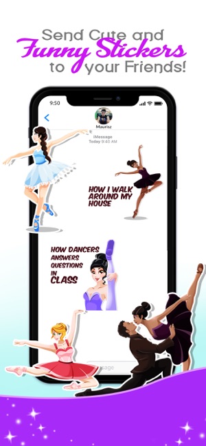 Ballet Dancing Emoji Stickers(圖4)-速報App