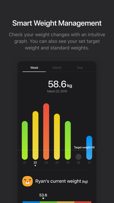 Smart Scale - KAKAOFRIENDS screenshot 2