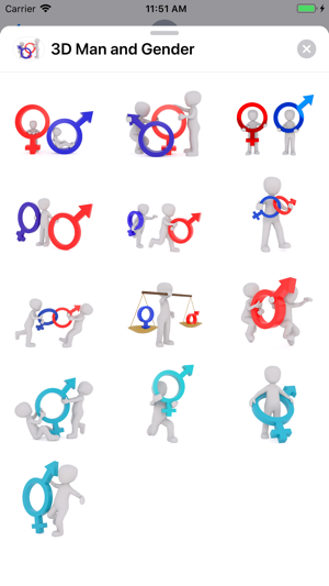 Human with Gender Icons