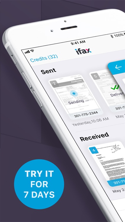 iFax fax app: Fax from iPhone screenshot-0