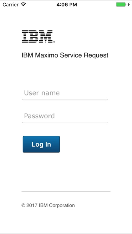 IBM Maximo Service Request