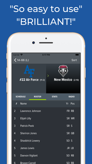 New Mexico Football Schedules screenshot 3
