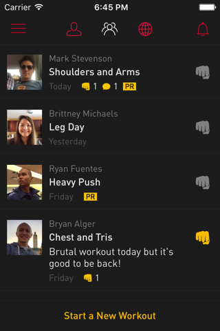Gravitus - Gym Workout Tracker screenshot 2