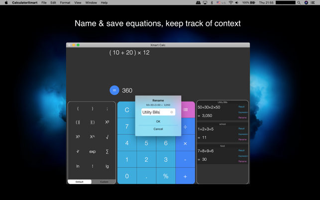 Xmart Calculator Mini -Desktop(圖2)-速報App