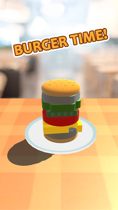 Stump Puzzle 3D - Burger Stackのおすすめ画像1