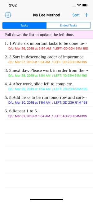 Ivy Lee Method 2(圖1)-速報App