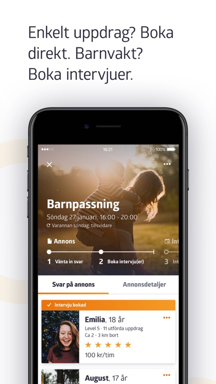 Yepstr - barnvakt, läxhjälp mm screenshot-3