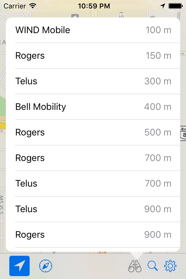 Cell Towers Canada screenshot 4