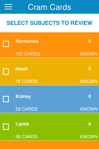 PCAT Biology Cram Cards - náhled