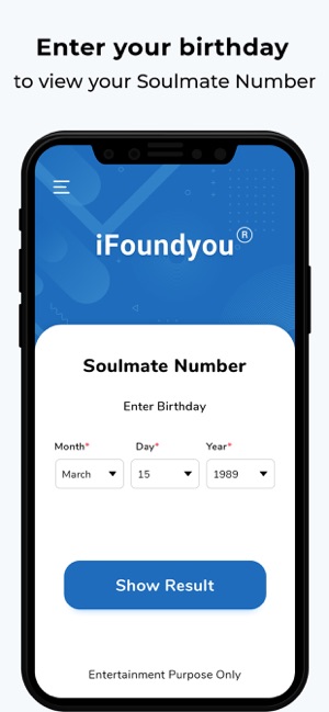 Ifoundyou®  Soulmate Number(圖2)-速報App