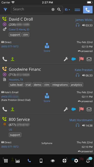 CallTrackingMetrics Call App