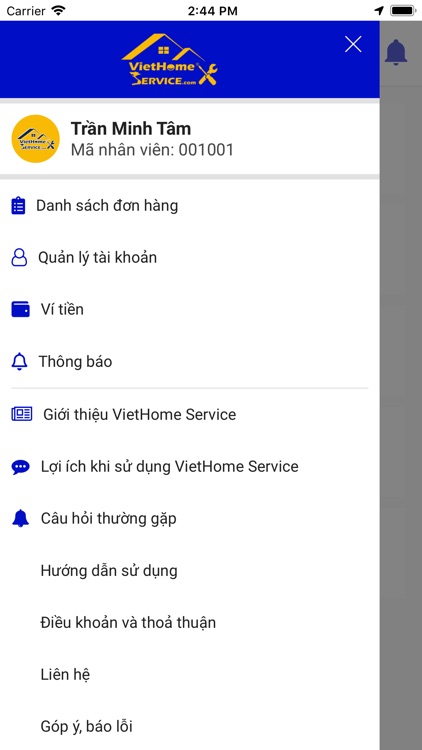 VietHome Service staff screenshot-6