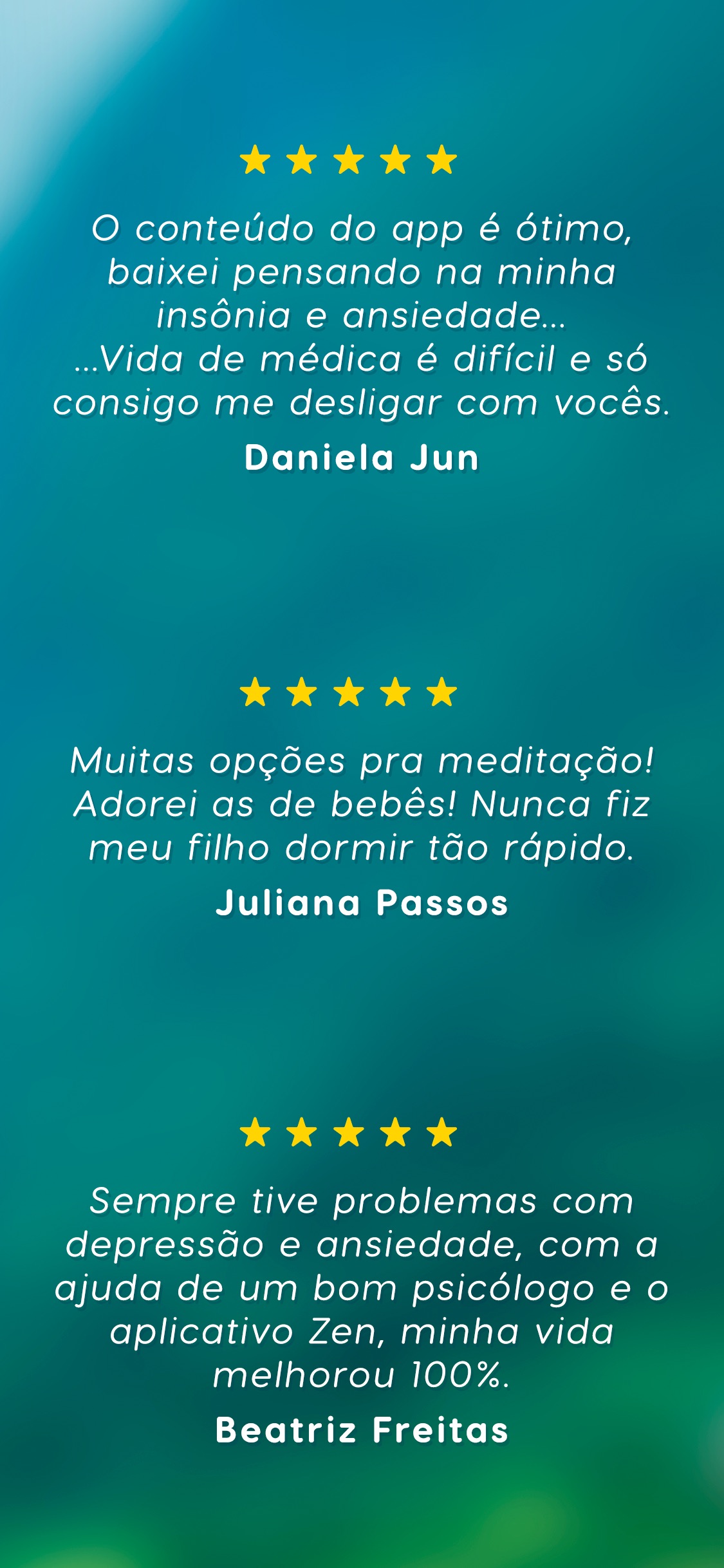 Screenshot do app Zen