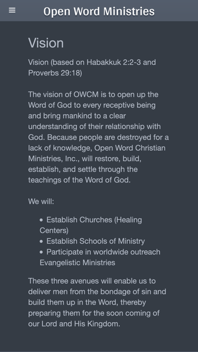 How to cancel & delete Open Word Christian Ministries from iphone & ipad 2