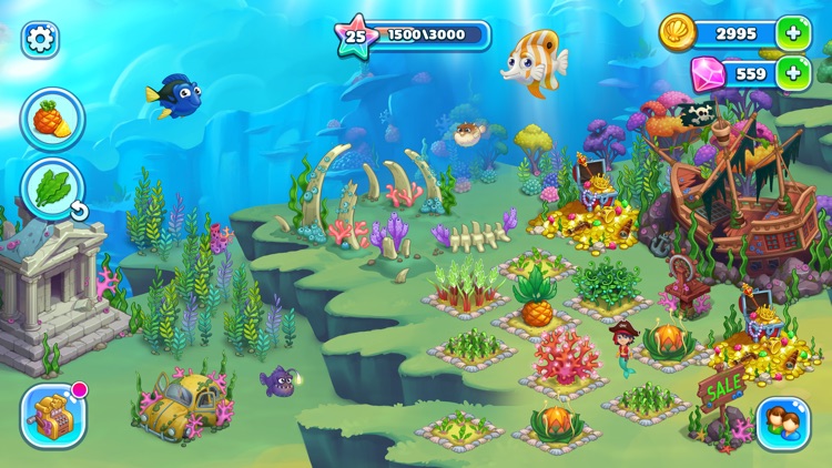 Aquarium Farm: mermaid story