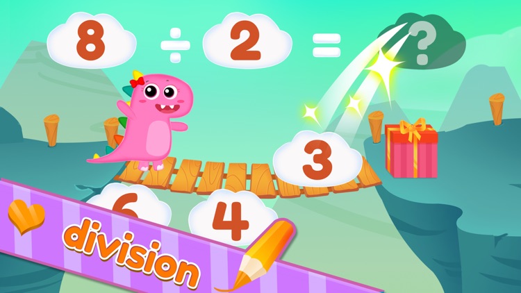 Dino School Kids Math Games screenshot-4