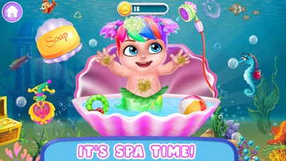 Ocean Mermaid Babysitter screenshot 2