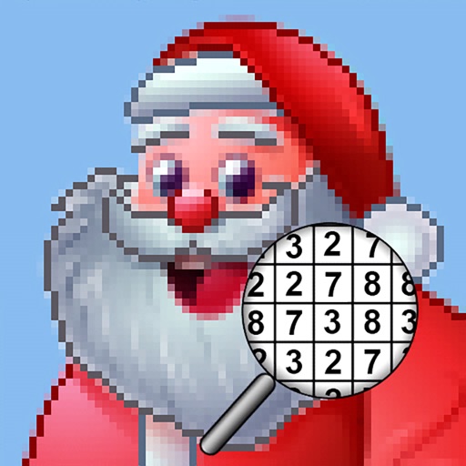 #1 Santa Claus Pixel Art icon