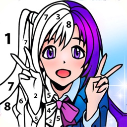 Tap Anime - Color By Number: An Anime Coloring Game