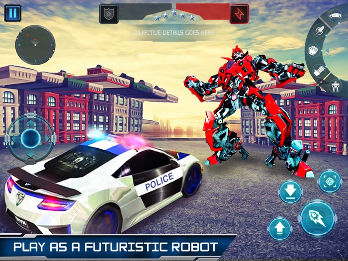 Fighting Robot Car Chase 2020