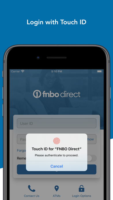 How to cancel & delete FNBO Direct from iphone & ipad 2