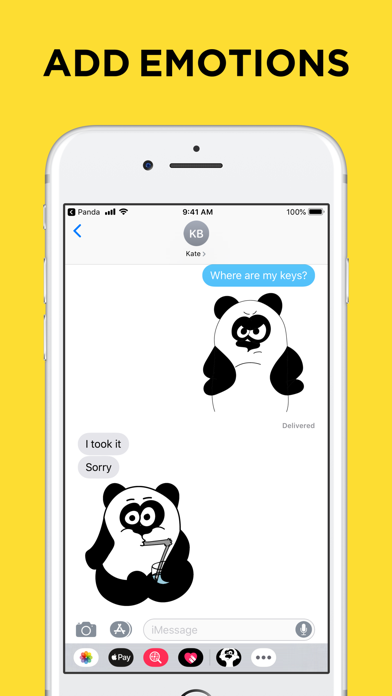Panda Bear Sticker Collection screenshot 2