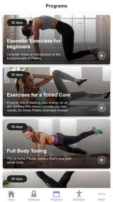 Pilates Exercises - All Levels screenshot 3