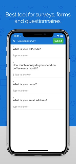 Quicktap Survey Form Builder On The App Store - iphone screenshots