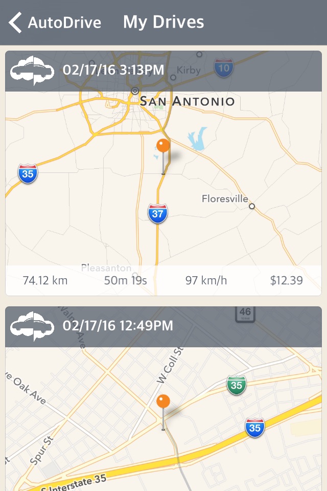 AutoDrive — Drive Tracking screenshot 2