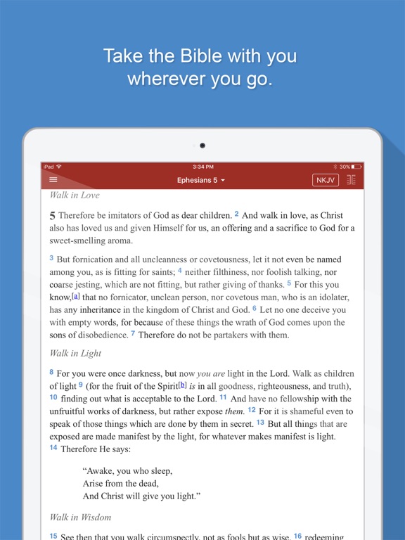 Bible Gateway screenshot