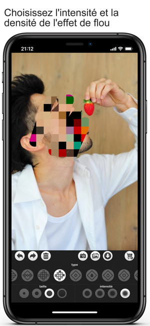 Flou Et Mosaique Dans L App Store